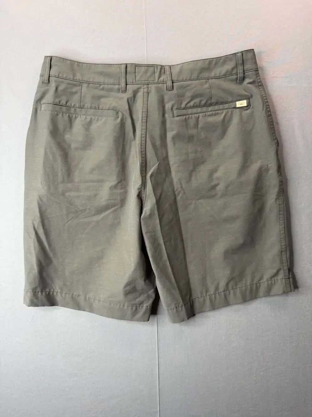 Faherty All Day Shorts Men's 34 Dark Gray 4-Way Stretch Drawstring Golf Preppy